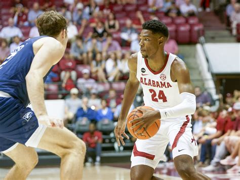 Alabama basketball prediction - Mar 15, 2022 · CBB Expert predicts when Alabama's NCAA Tournament run will end. The media could not be loaded, either because the server or network failed or because the format is not supported. The Alabama men’s basketball team has had an extremely rocky 2021-2022 season. Despite defeating three of last season’s Final Four teams, the Crimson Tide fails ... 